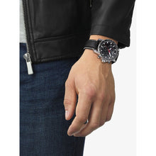 Load image into Gallery viewer, Tissot Supersport Chrono Black Dial Black Leather Strap Watch for Men - T125.617.16.051.00