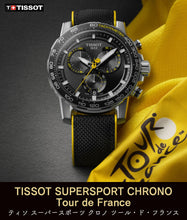 Load image into Gallery viewer, Tissot T Sport Supersport Chrono Tour De France Black Dial Black Nylon Strap Watch for Men - T125.617.17.051.00