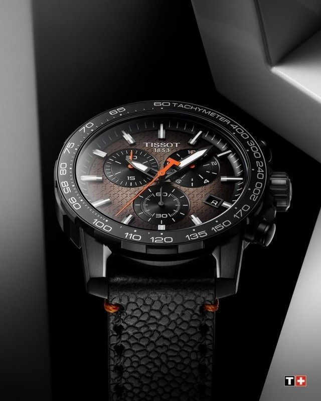 Tissot Supersport Chrono Grey Dial Black Nylon Strap Watch For Men - T125.617.36.081.00