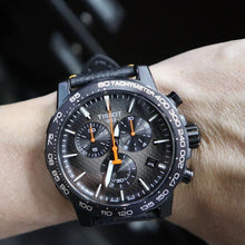 Load image into Gallery viewer, Tissot Supersport Chrono Grey Dial Black Nylon Strap Watch For Men - T125.617.36.081.00