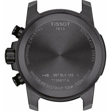 Load image into Gallery viewer, Tissot Supersport Chrono Black Dial Beige Nylon Strap Watch For Men - T125.617.37.051.01