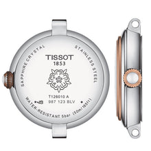 Load image into Gallery viewer, Tissot Bellissima Lady Small Mother of Pearl Dial Two Tone Steel Strap Watch For Women - T126.010.22.013.01