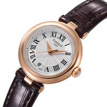 Load image into Gallery viewer, Tissot Bellissima Small Lady White Dial Brown Leather Strap Watch For Women - T126.010.36.013.00