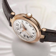 Load image into Gallery viewer, Tissot Bellissima Small Lady White Dial Brown Leather Strap Watch For Women - T126.010.36.013.00