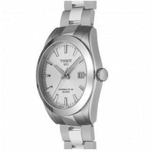 Load image into Gallery viewer, Tissot Gentleman Powermatic 80 Silicium Silver Dial Silver Steel Strap Watch For Men - T127.407.11.031.00