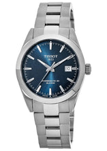 Load image into Gallery viewer, Tissot Gentlemen Powermatic 80 Silicium Blue Dial Silver Steel Strap Watch For Men - T127.407.11.041.00