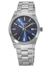 Load image into Gallery viewer, Tissot Gentleman Blue Dial Silver Steel Strap Watch For Men - T127.410.11.041.00