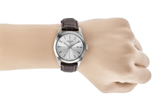 Load image into Gallery viewer, Tissot Gentlemen Silver Dial Brown Leather Strap Watch for Men - T127.410.16.031.01