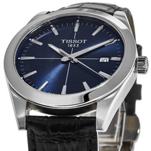 Load image into Gallery viewer, Tissot Gentlemen Blue Dial Black Leather Strap Watch for Men - T127.410.16.041.01
