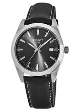 Load image into Gallery viewer, Tissot Gentleman Black Dial Black Leather Strap Watch For Men - T127.410.16.051.00