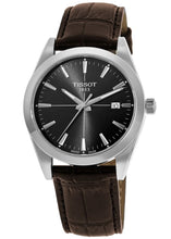 Load image into Gallery viewer, Tissot Gentlemen Black Dial Brown Leather Strap Watch for Men - T127.410.16.051.01