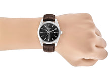 Load image into Gallery viewer, Tissot Gentlemen Black Dial Brown Leather Strap Watch for Men - T127.410.16.051.01