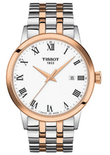 Load image into Gallery viewer, Tissot T Classic Dream Quartz White Dial Two Tone Steel Strap Watch for Men - T129.410.22.013.00