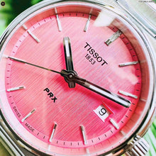Load image into Gallery viewer, Tissot PRX Quartz Pink Dial Silver Steel Strap Watch for Women - T137.210.11.331.00