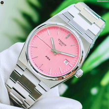 Load image into Gallery viewer, Tissot PRX Quartz Pink Dial Silver Steel Strap Watch for Women - T137.210.11.331.00