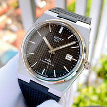 Load image into Gallery viewer, Tissot PRX Powermatic 80 Black Dial Black Rubber Strap Watch for Men - T137.407.17.051.00