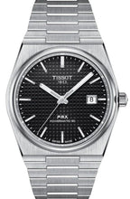 Load image into Gallery viewer, Tissot PRX Powermatic 80 Black Dial Silver Steel Strap Watch for Men - T137.407.11.051.00