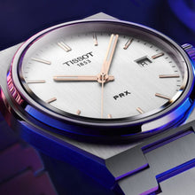 Load image into Gallery viewer, Tissot PRX Quartz Silver Dial Silver Steel Strap Watch for Men - T137.410.11.031.00