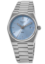 Load image into Gallery viewer, Tissot PRX Light Blue Dial Silver Steel Strap Watch For Women - T137.210.11.351.00