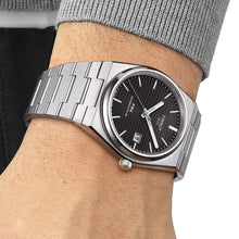 Load image into Gallery viewer, Tissot PRX Powermatic 80 Black Dial Silver Steel Strap Watch for Men - T137.407.11.051.00
