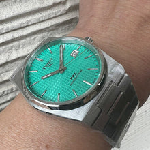 Load image into Gallery viewer, Tissot PRX Powermatic 80 Automatic Mint Green Dial Silver Steel Strap Watch for Men - T137.407.11.091.01