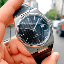 Load image into Gallery viewer, Tissot PRX Powermatic 80 Blue Dial Blue Leather Strap Watch for Men - T137.407.16.041.00