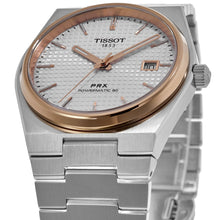 Load image into Gallery viewer, Tissot PRX Powermatic 80 Silver Dial Silver Steel Strap Watch For Men - T137.407.21.031.00