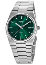 Load image into Gallery viewer, Tissot PRX Green Dial Silver Steel Strap Watch For Men - T137.410.11.091.00
