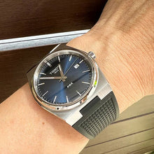 Load image into Gallery viewer, Tissot PRX Blue Dial Black Rubber Strap Watch For Men - T137.410.17.041.00
