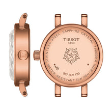 Load image into Gallery viewer, Tissot Lovely Mother of Pearl Dial Rose Gold Steel Strap Watch for Women - T140.009.33.111.00