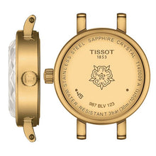 Load image into Gallery viewer, Tissot Lovely Round Green Mother of Pearl Dial Green Leather Strap Watch for Women - T140.009.36.091.00
