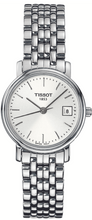 Load image into Gallery viewer, Tissot T Classic Desire White Dial Silver Steel Strap Watch for Women - T52.1.281.31