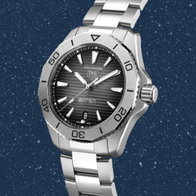 Load image into Gallery viewer, Tag Heuer Aquaracer Automatic Black Dial Silver Steel Strap Watch for Men - WAY2110.BA0928