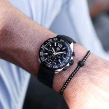 Load image into Gallery viewer, Tag Heuer Formula 1 Black Dial Black Leather Strap Watch for Men - CAZ1010.FT8024