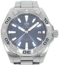 Load image into Gallery viewer, Tag Heuer Aquaracer Automatic Blue Dial Silver Steel Strap Watch for Men - WBD2112.BA0928