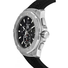 Load image into Gallery viewer, Tag Heuer Aquaracer Chronograph Black Dial Black Rubber Strap Watch for Men - CAY1110.FT6041