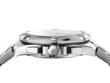 Load image into Gallery viewer, Tag Heuer Aquaracer Chronograph Black Dial Silver Steel Strap Watch for Men - CAY1110.BA0927
