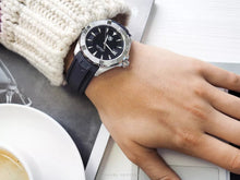 Load image into Gallery viewer, Tag Heuer Aquaracer Quartz Black Dial Black Rubber Strap Watch for Men - WAY1110.FT8021