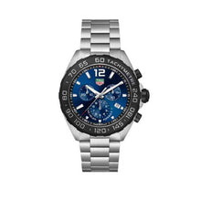 Load image into Gallery viewer, Tag Heuer Formula 1 Chronograph Blue Dial Silver Steel Strap Watch for Men - CAZ101AV.BA0842
