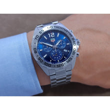 Load image into Gallery viewer, Tag Heuer Formula 1 Chronograph Blue Dial Silver Steel Strap Watch for Men - CAZ101K.BA0842