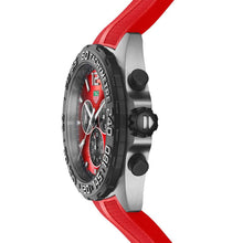 Load image into Gallery viewer, Tag Heuer Formula 1 Chronograph Red Dial Red Rubber Strap Watch for Men - CAZ101AN.FT8055