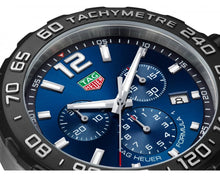 Load image into Gallery viewer, Tag Heuer Formula 1 Chronograph Blue Dial Silver Steel Strap Watch for Men - CAZ101AV.BA0842