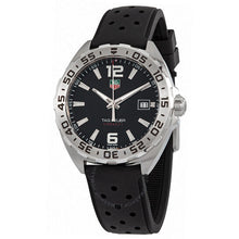 Load image into Gallery viewer, Tag Heuer Formula 1 Quartz Black Dial Black Rubber Strap Watch for Men -  WAZ1112.FT8023