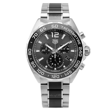 Load image into Gallery viewer, Tag Heuer Formula 1 Anthracite Dial Two Tone Steel Strap Watch For Men - CAZ1011.BA0843