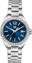 Load image into Gallery viewer, Tag Heuer Formula 1 Diamonds Blue Dial Silver Steel Strap Watch for Women - WBJ1416.BA0664