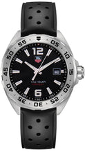 Load image into Gallery viewer, Tag Heuer Formula 1 Quartz Black Dial Black Rubber Strap Watch for Men -  WAZ1112.FT8023