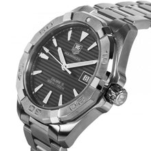 Load image into Gallery viewer, Tag Heuer Aquaracer Automatic Anthracite Grey Dial Silver Steel Strap Watch for Men - WAY2113.BA0928