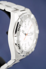 Load image into Gallery viewer, Tag Heuer Aquaracer Quartz White Dial Silver Steel Strap Watch for Men - WBD1111.BA0928