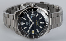 Load image into Gallery viewer, Tag Heuer Aquaracer Black Dial Silver Steel Strap Strap Watch for Men - WAY201A.BA0927