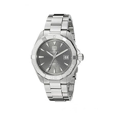 Load image into Gallery viewer, Tag Heuer Aquaracer Automatic Anthracite Grey Dial Silver Steel Strap Watch for Men - WAY2113.BA0928